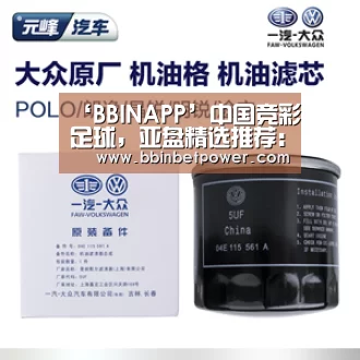 ‘BBINAPP’中国竞彩足球，亚盘精选推荐：欧冠杯(图1)